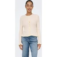 ONLY Strickjacke ONLibi (1-tlg) Rüschen