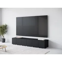 OTTO home Lowboard Denver Erlebe die Weltmeisterschaft im XXL-Format (1 St), Elegantes TV-Möbel 220 cm, speziell für bis zu 98-Zoll Fernseher