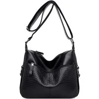 LuxusKollektion Umhängetasche Damen Umhängetasche PU-Leder Schultertasche Schwarz Leicht Elegante