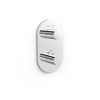 Tres Sichtbares Teil für 2 Wege Unterputzgehäuse Therm box , 21525001 21525001