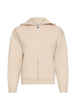 camel active - Strickjacke mit Kapuze - Gr. - XXL