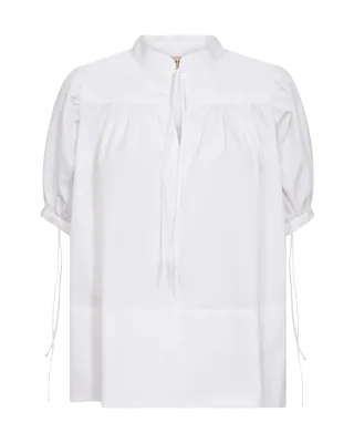 MOS MOSH - MMTarima SS Cotton Blouse white - Gr. - M