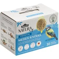 Dehner Natura Große Meisenknödel, mit Netz, 30 Stück je 90 Gramm (2.7 kg), Hauptfutter für: Wildvogel, Gartenvögel, im Karton, hochwertiges Wildvogelfutter zur ganzjährigen Fütterung