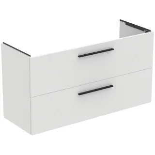 Ideal Standard Waschtischunterschrank i.life A 2 Auszüge 1200x440x630mm Weiss matt, T5258DU T5258DU