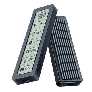 ShuoLe SL-TP26-P M2 NVMe SSD Enclosure with Digital Display USB 3.2 Gen2 Type-C 10Gbps High Speed Aluminum Alloy Heat Di