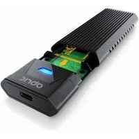 Aplic Festplatten-Gehäuse, M.2 NVMe Gehäuse USB 3.2 Gen 2, PCIe 3.0 und SATA kompatibel
