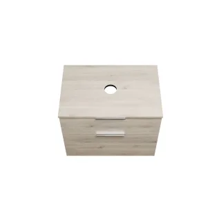 Burgbad Waschtischunterschrank Eqio 619x800x550 Eiche Dekor Flanelle, WXXH080F2632 WXXH080F2632