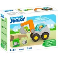 Playmobil® Schaufelbagger (71684), JUNIOR Konstruktions-Spielset, (5 St), Made in Europe