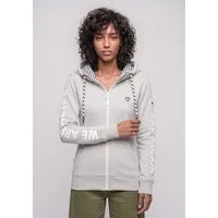 Alife & Kickin Sweatjacke JessyAK A leichte Kapuzensweatjackemit Logo-Schriftzug auf den Ärmeln