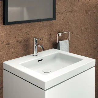 Ideal Standard Extra Waschtisch T435801 1 Hahnloch, mit Überlauf, 610 x 510 x 150 mm, weiß