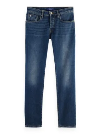 Scotch & Soda - Jeans aus Bio-Baumwolle - Ralston blau - Gr. - 32