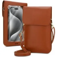 Cadorabo Handytasche für iPhone 14 PRO MAX (1-tlg), Hülle Handytasche zum Umhängen Damen Handtasche Handyfach PU Leder
