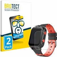 BROTECT Displayschutzfolie Schutzfolie für Yuede Kids Smartwatch 1.69", 2 Stück, Displayschutz Schutz Folie Klar Transparent