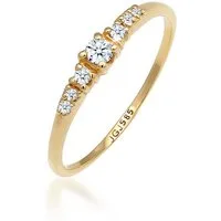 Elli DIAMONDS Verlobungsring Diamanten (0.14 ct) 585 Gold