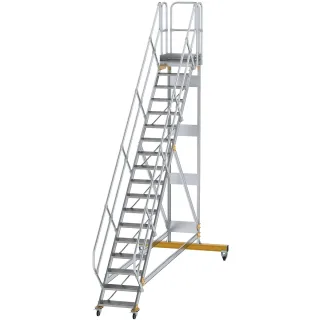 Munk Plattformtreppe 45° fahrbar Stufenbreite 600 mm - 600779
