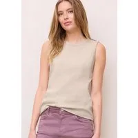 STREET ONE STUDIO Ripptanktop mit Rundhalsausschnitt