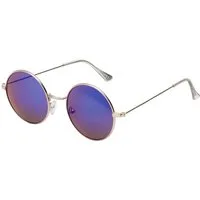 BEZLIT Eyewear Retrosonnenbrille Rund Form Verspiegelt Damen Herren Sonnenbrille (1-St) mit bunten Linsen