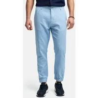 Indicode Leinenhose Herren Blnda Sommerhose Leinen Herrenhose samt dekorativem Gürtel aus Kordeln