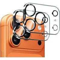 CLM-Tech Kameraschutzglas 2X für Apple iPhone 17 Pro Max 6,9 Zoll, Linse Schutzglas 9H Glas - Folie kristallklar Panzerglas, 2 Stück, Kratzfest