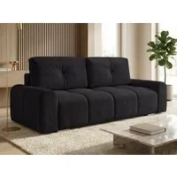 Sofnet Schlafsofa Fluffy, mit Schlaffunktion und Bettkasten, Bonellfederkern, Chenille-Bezug, große Schlaffläche 195x145 cm