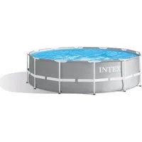 Intex Pool Intex Swimming Pool Ø 366 x 99 cm Frame Pool Set Prism Rondo 26716 (Set)