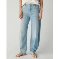 OPUS PANTS Relax-fit-Jeans Mari clear aus Candiani Denim mit Stretchkomfort Praktische Taschen runden den entspannten Look ab