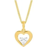 Amor Kette mit Anhänger Schmuck Geschenk Halskette Herz LIEBE, mit Zirkonia (synth)