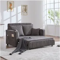 TavilaEcon Schlafsofa Multifunktionales Schlafsofa, Ausziehsofa mit praktischer Aufbewahrung, 1 Teile, mit USB-Ladefunktion und komfortablem Sitzgefühl