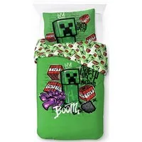 Minecraft Kinderbettwäsche Minecraft Metro Art, Linon, 2 teilig, 100% Baumwolle