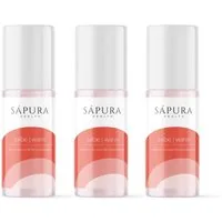 SAPURA Health Hautcreme Wärmesalbe Schmerzsalbe Roll-On - Extra Stark für Rücken & Schulter, 3-tlg.