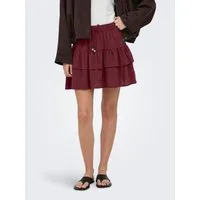 ONLY Minirock ONLSWAR STRING SHORT SKIRT WVN Baumwolle