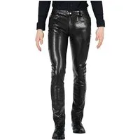 BOCKLE Lederhose Bockle® NEW FAUX STRETCH LEATHER SKINNY PANTS