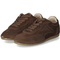 Fräulein Frida Fräulein Frida Vita 02 - Brunette Damen Rauleder brown Schnürschuh