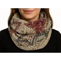 LOREZA Halstuch Damen Loopschal Schal Halstuch Tuch