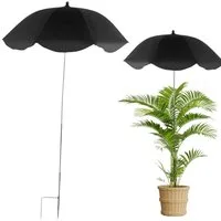 FELIXLEO Sonnenschirm Pflanzenschirm Sonnenschutz Verstellbar UV Beständig Garten
