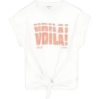 Garcia T-Shirt mit Knotenbund bedruckt kurzarm