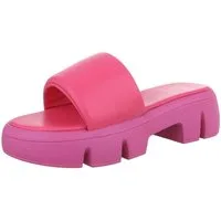 Ital-Design Damen Mules Freizeit Plateausandaletten (86526837) Blockabsatz Sandalen & Sandaletten in Pink