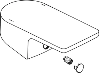 Ideal Standard Griff Edge, Logo ISI, Chrom B961531AA
