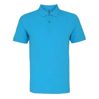 Asquith & Fox Herren Polohemd mit kurzen Ärmeln (Türkis)