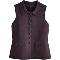 Next Strickjacke Elegante Strickweste zum Knöpfen (1-tlg)
