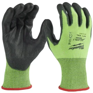 Milwaukee - SCHNITTSCHUTZHANDS. 5/E 11/XXL HI-VIS - 4932479935  11