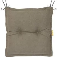 Herlag Hockerauflage Ava, SunGuard - extra dicke Sitzauflage, Taupe