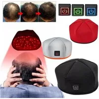 VIVIHEYDAY Infrarotlampe Rotlicht-Haarwuchshaube, 660nm/850nm LED-Therapie, für Fördert Haarwachstum & verbessert die Kopfhautgesundheit, Rotlichtfunktion