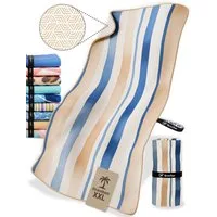NirvanaShape Strandtuch Reise Handtuch Strandtuch XXL - Strandhandtuch, Mikrofaser Badetuch