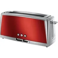 RUSSELL HOBBS Toaster Luna Solar Red 23250-56, 1 langer Schlitz, für 2 Scheiben, 1420 W