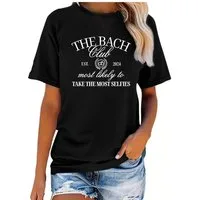 Banco T-Shirt Damen Premium Top "THE BACH" Unifarben Größen 34 bis 56