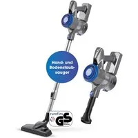 CLEANmaxx Zyklon Hybrid Staubsauger Akku-Zyklonstaubsauger Hand- und Bodenstaubsauger mit EPA11-Filter, beutellos, kabellos mit Filter und Akkulaufzeit bis zu 45 min, LED-Funktion