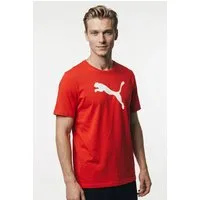 PUMA Fußballtrikot TEAMRISE LOGO JERSEY COTTON für Fußball, Kurzarm, sportlicher Stil, aus Baumwolle