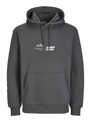 JACK&JONES - JCOLIMA LOGO SWEAT HOOD BFLN - Gr. - M