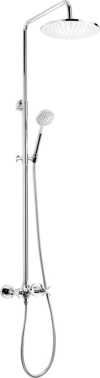 Neuesbad Serie 400 Duschsystem mit Brausearmatur, Oberfläche: chrom NB1DENAC_04QT1